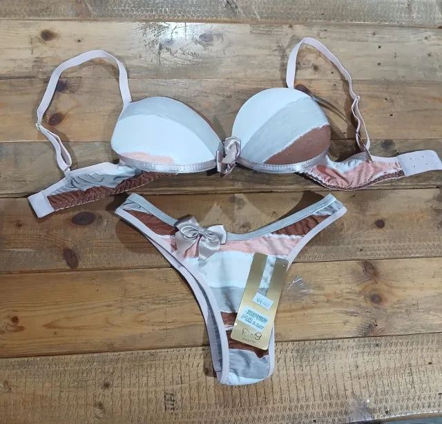 CONJUNTO D CALCINHA E SUTIÃ PMG TAMANHO P 84,90 - Foto 4