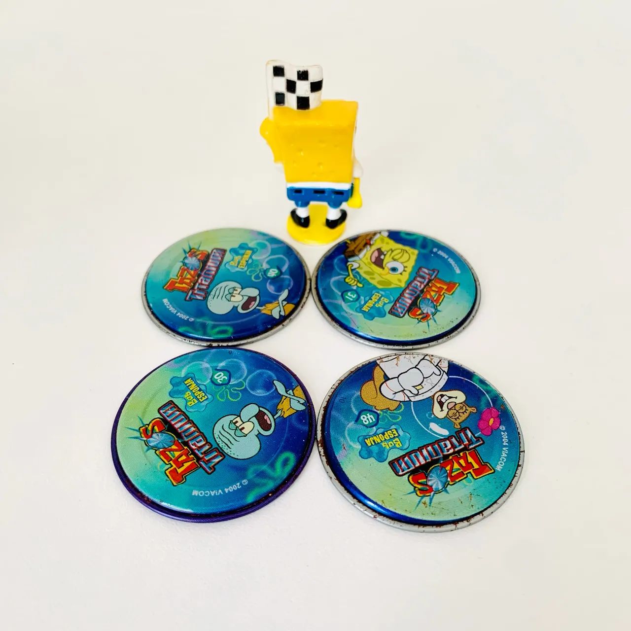 Kit tazos + boneco Bob Esponja  - Foto 2