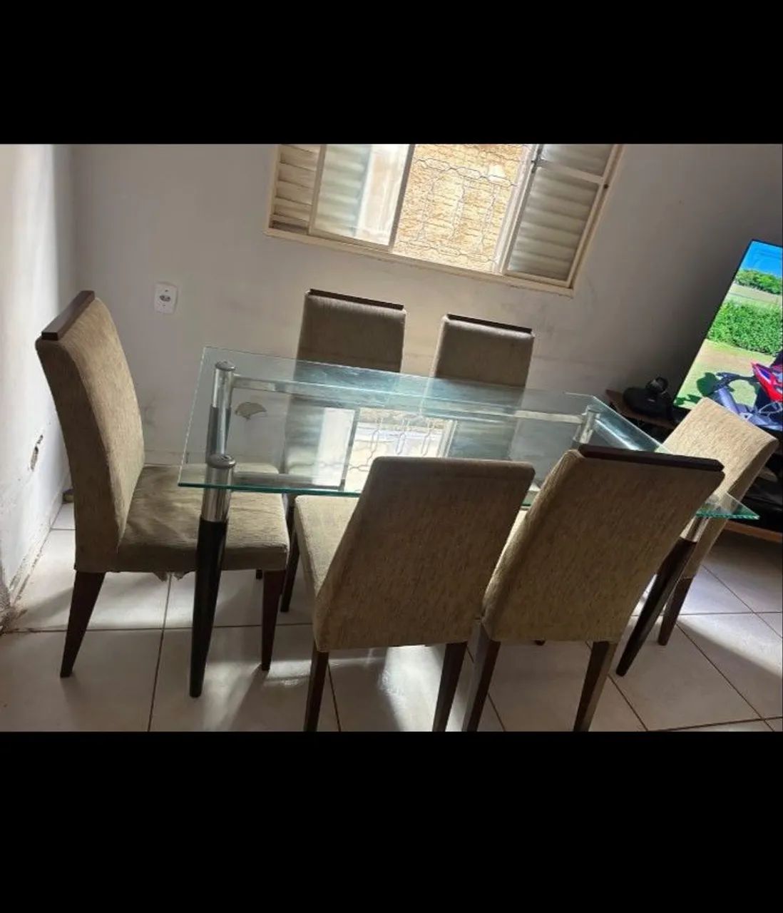 Mesa de vidro 