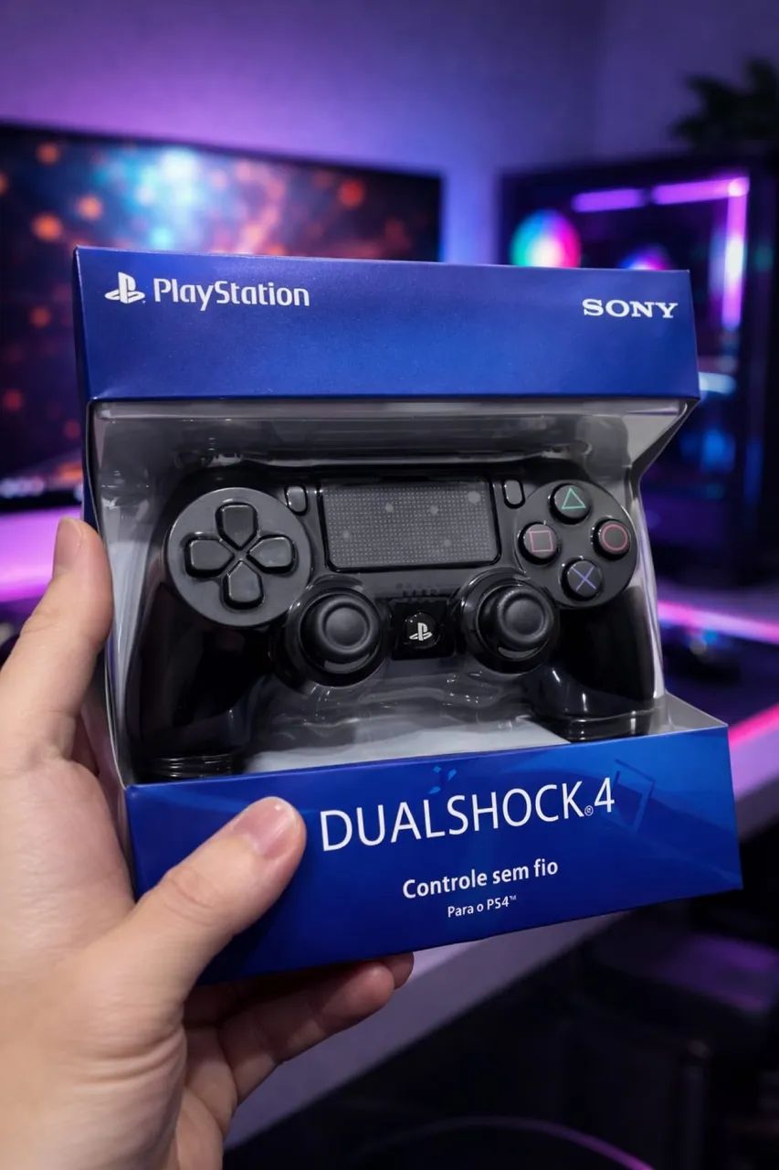 Controle Sem Fio Gamer Vibração Dupla - Novo
