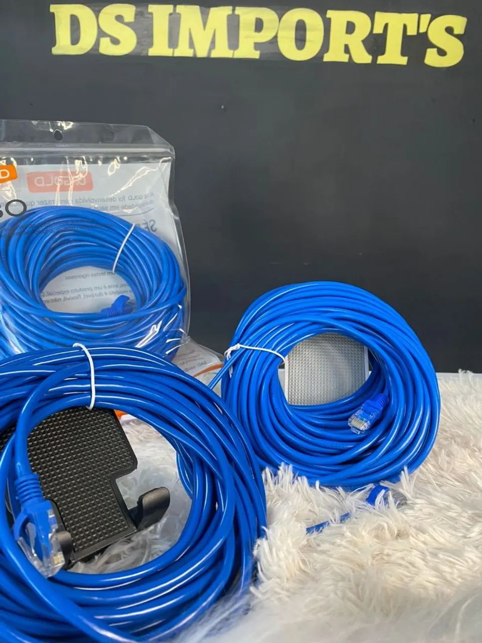Cabo de rede internet cat5 10, 20 ou 30 metros