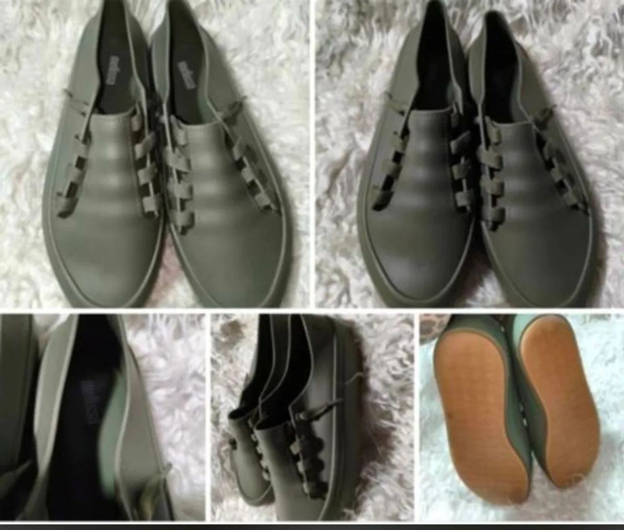 Tênis melissa original verde militar tm 36