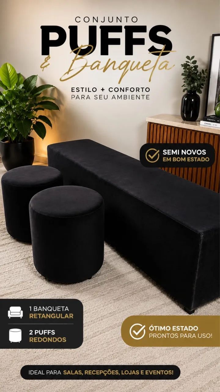 CONJUNTO PUFFS 