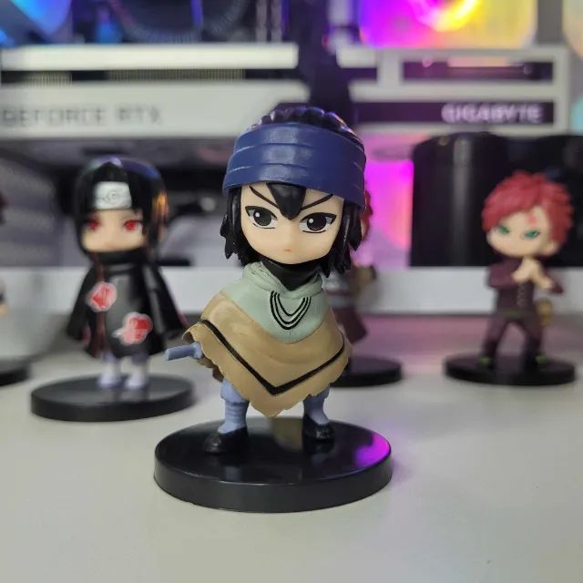 Kit 4 bonecos mini naruto ARTICULADO action figures - Foto 4