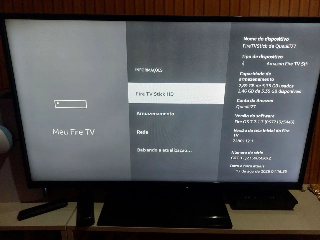 Fire Tv Stick HD semi-novo - Foto 5