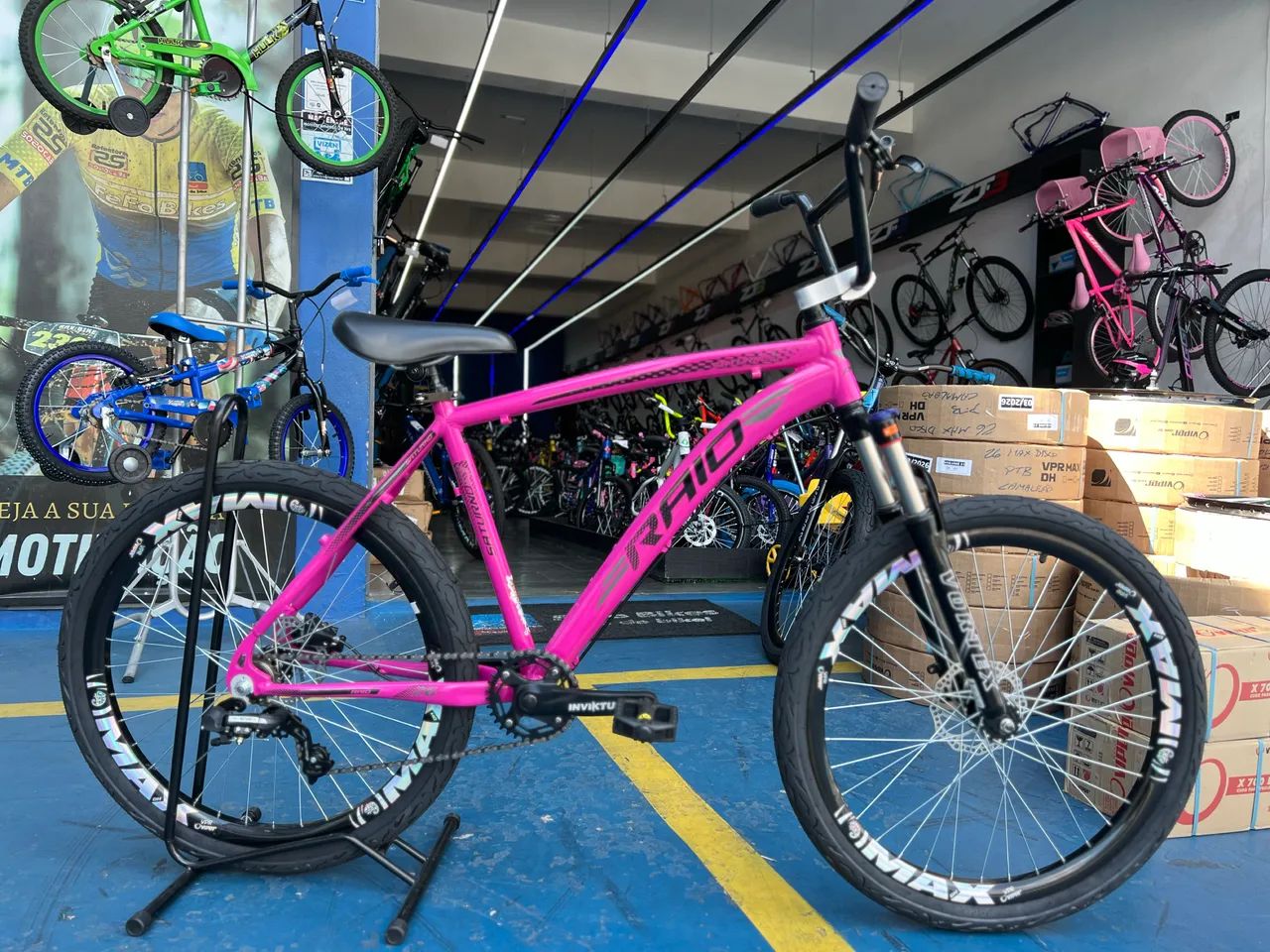 Bicicleta Raio aro 26 Rosa - Foto 2