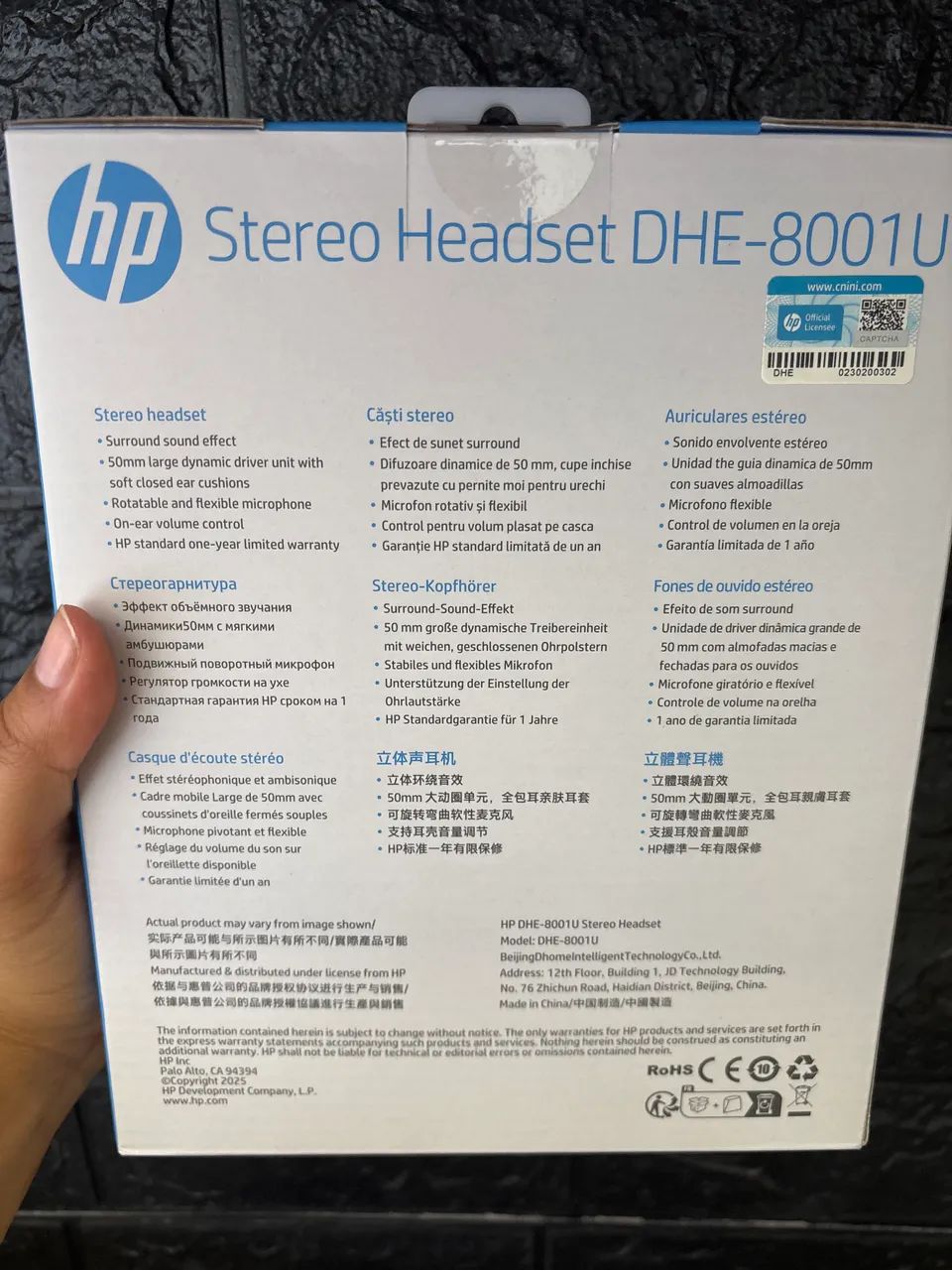 Headset Gamer HP DHE-8001U USB - Foto 2