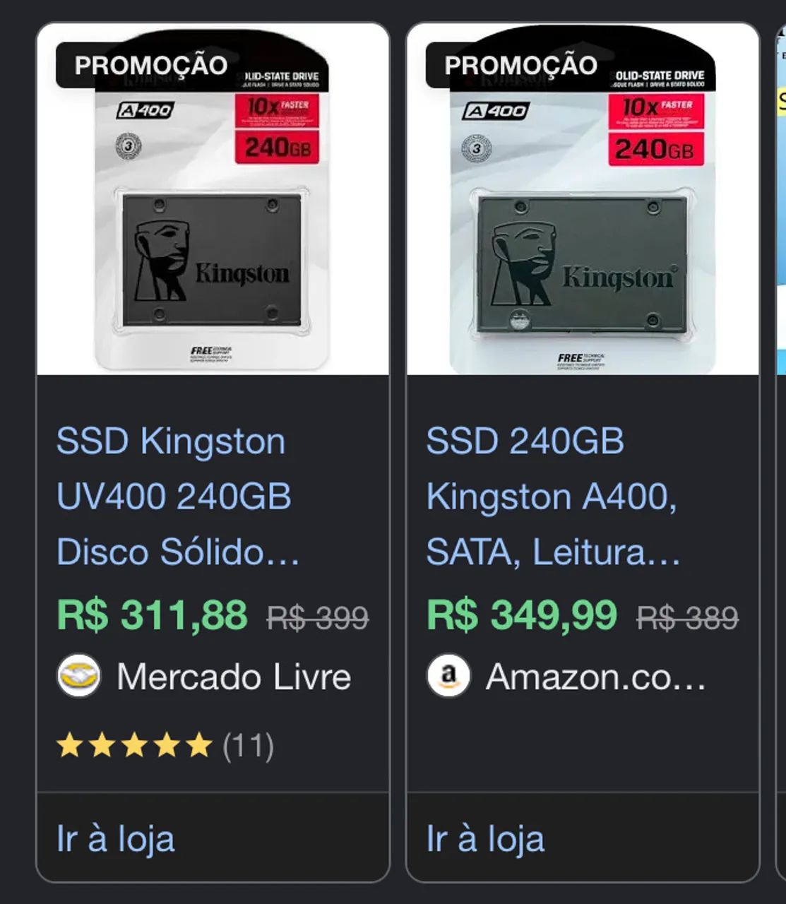 SSD 240g kingston - Foto 2