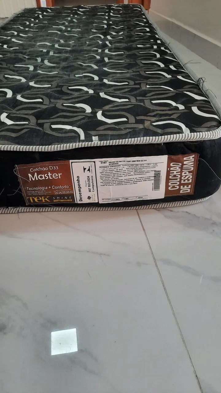 COLCHÃO SOLTEIRO MASTER