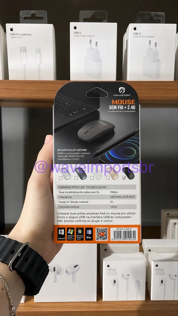Mouse sem fio MS03 HMASTON - Foto 2