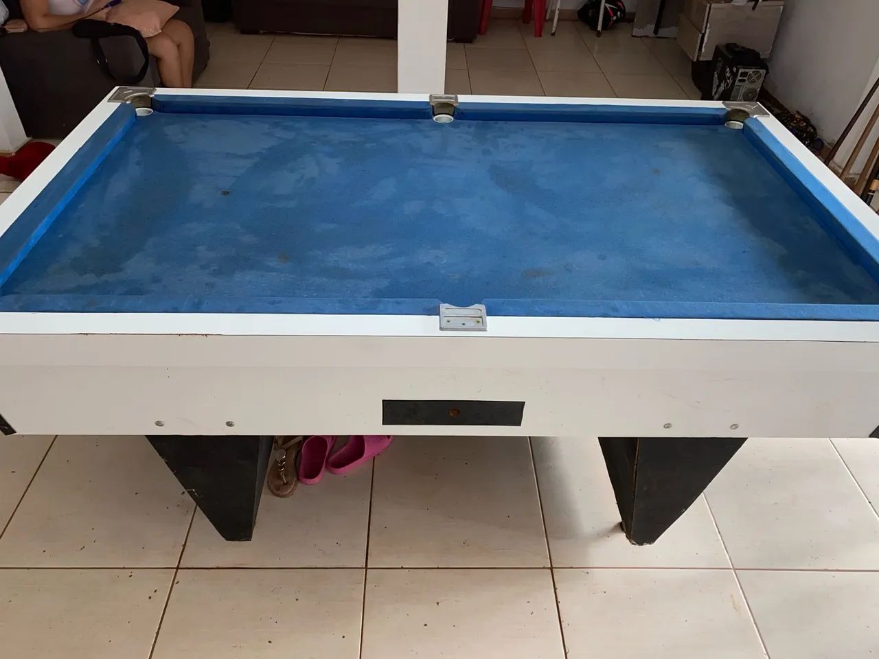 Vendo mesa de sinuca em perfeito estado - Foto 3