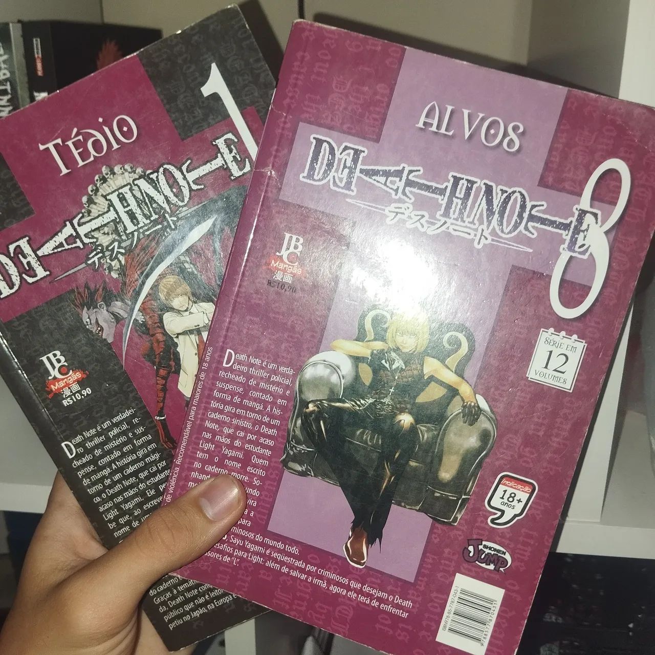 Death note antigo Volume 1 e 8 - Foto 2