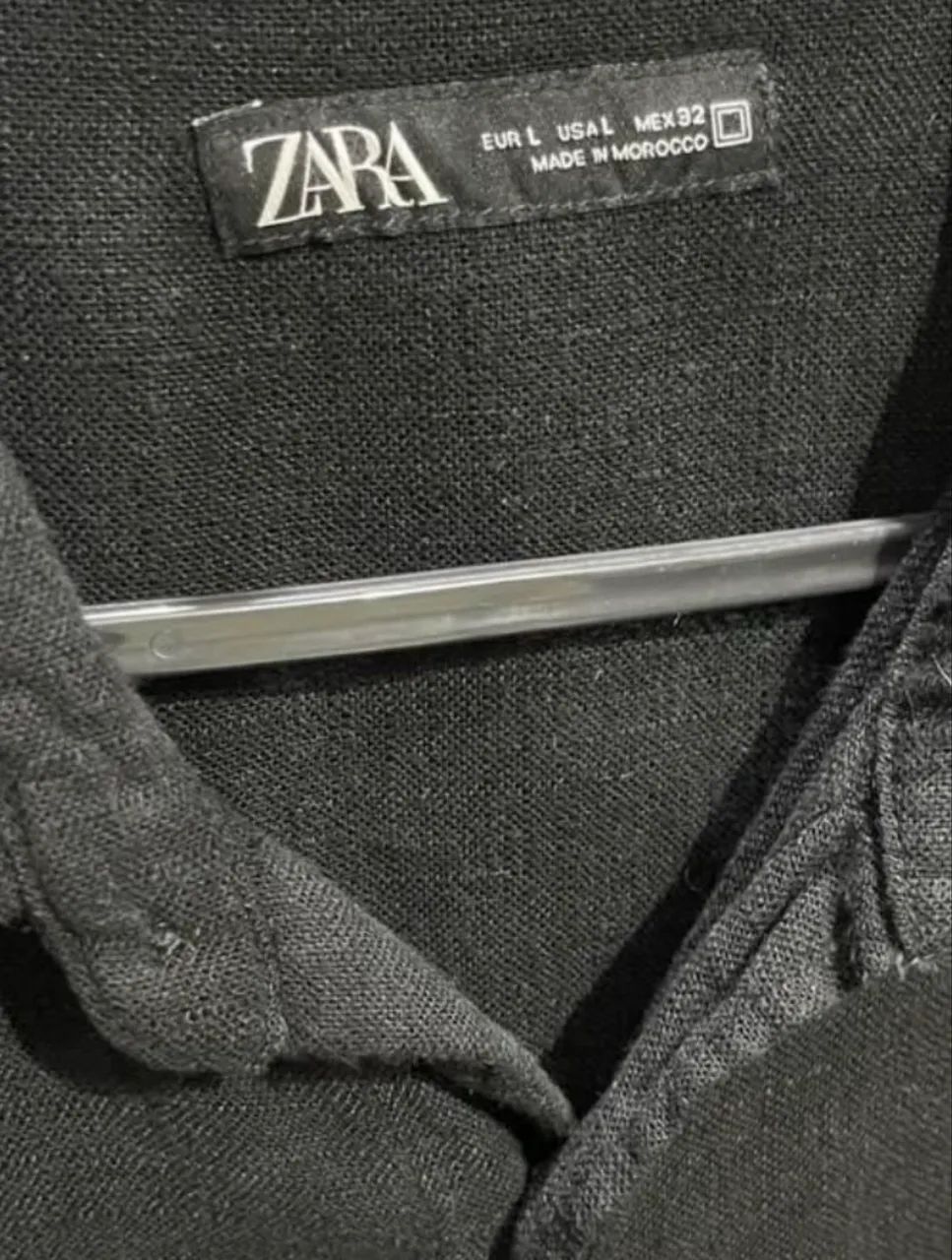 Camisa Zara viscose e linho - Foto 3