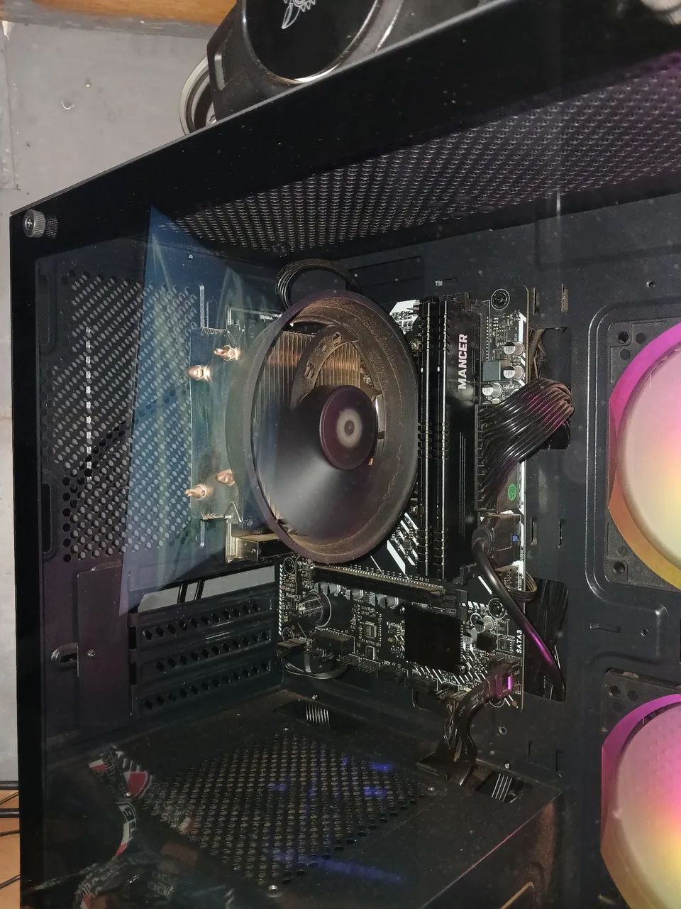 Kit ryzen placa mãe + processador