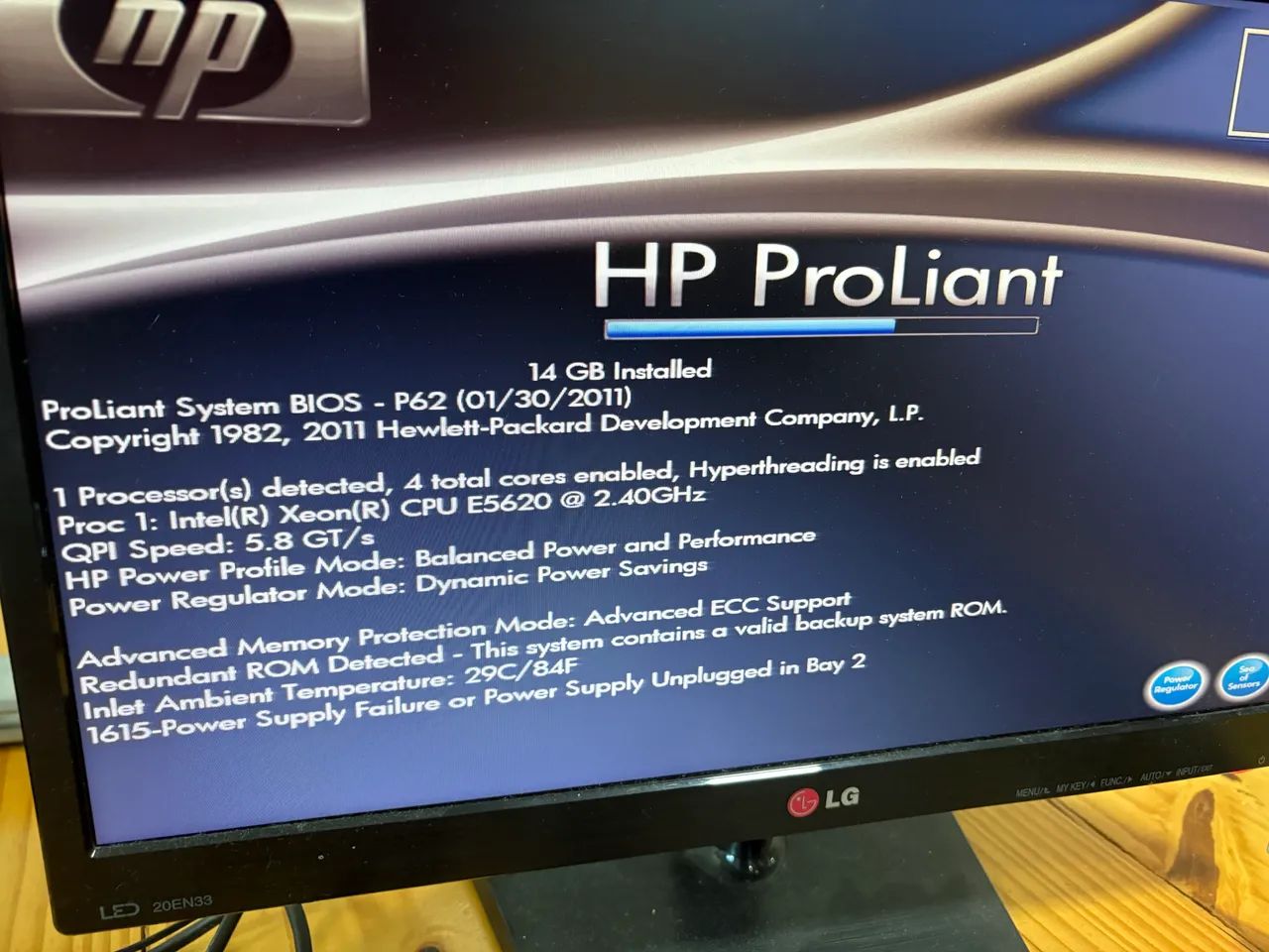 Servidor HP Proliant DL380 G6