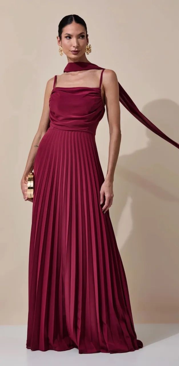 Vestido de festa marsala  - Foto 3