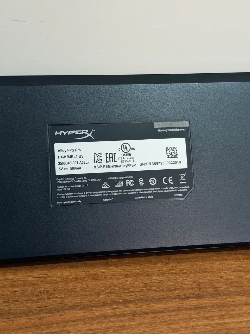 Teclado HyperX Alloy FPS Pro Mecânico - Foto 4