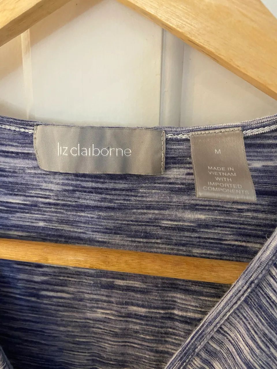 Blusa Liz Claiborne Azul  - Foto 2