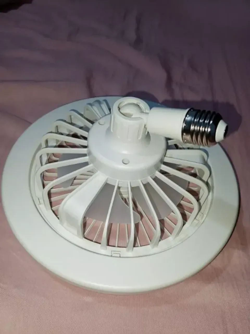 Ventilador De Teto Articulado Ajustável Com Luz Led Controle Bivolt - Foto 3