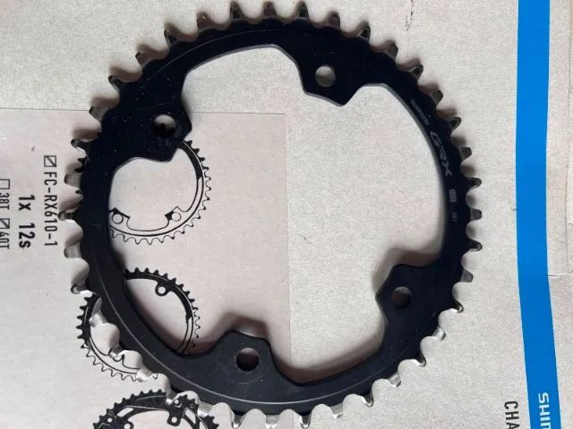 Coroa Shimano GRX 12v 38T - Foto 2