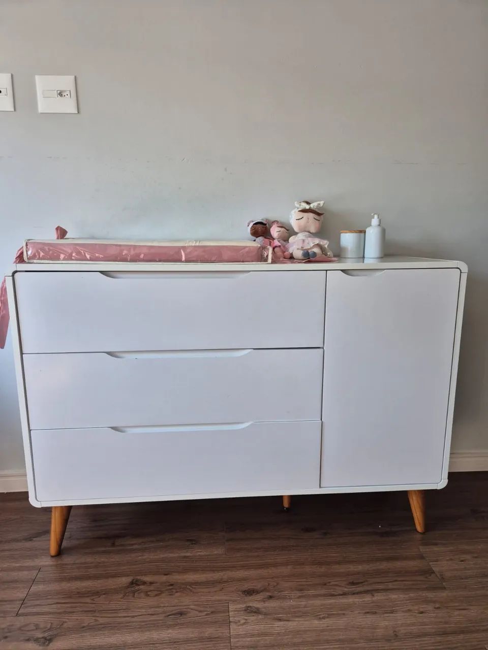 Berço e cômoda Mila marca Reller - Foto 2