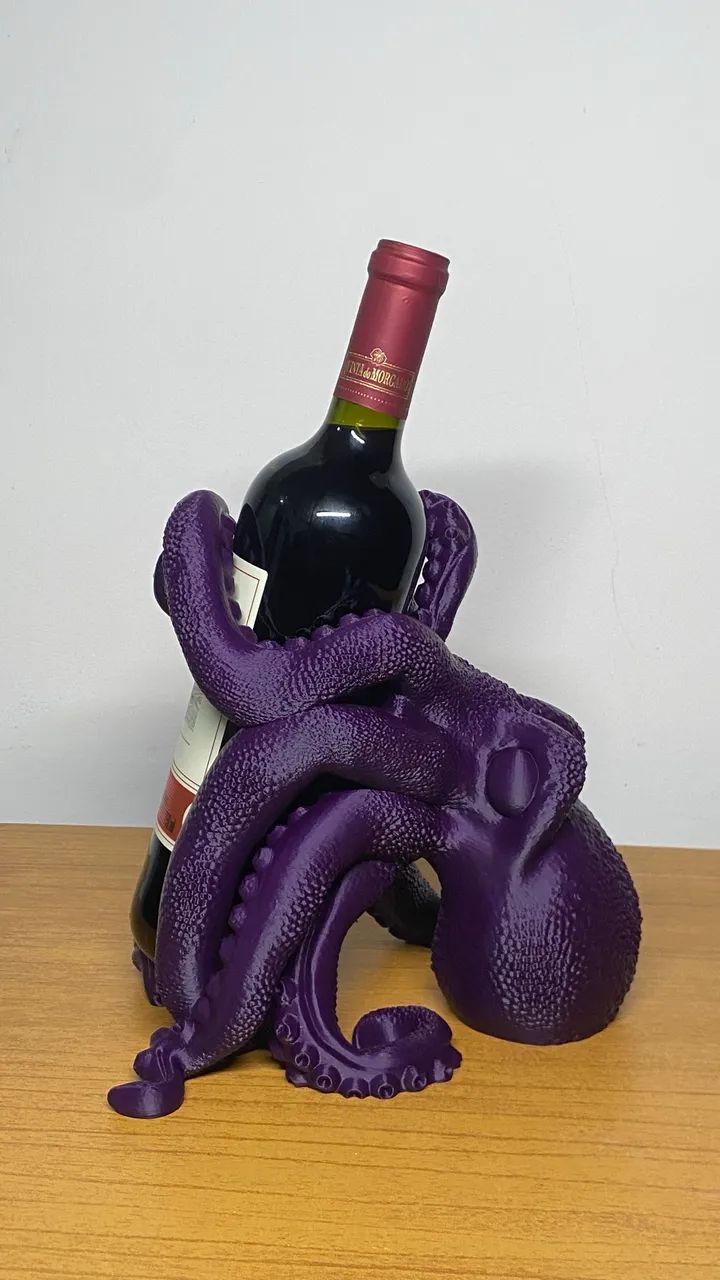 Suporte Garrafas De Vinho 750ml Polvo 