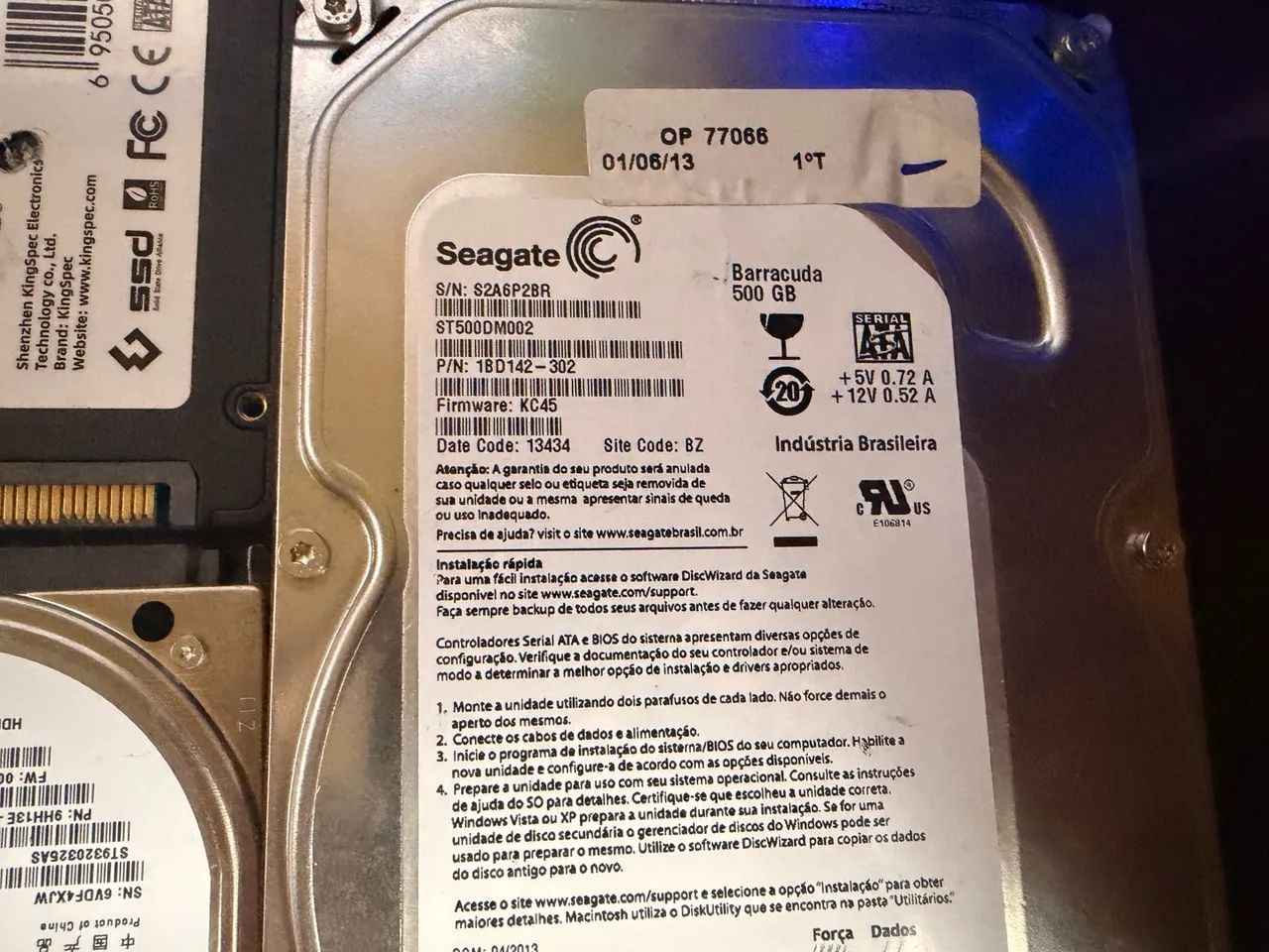 3 HD+ 2 SSD COM DEFEITO  - Foto 4