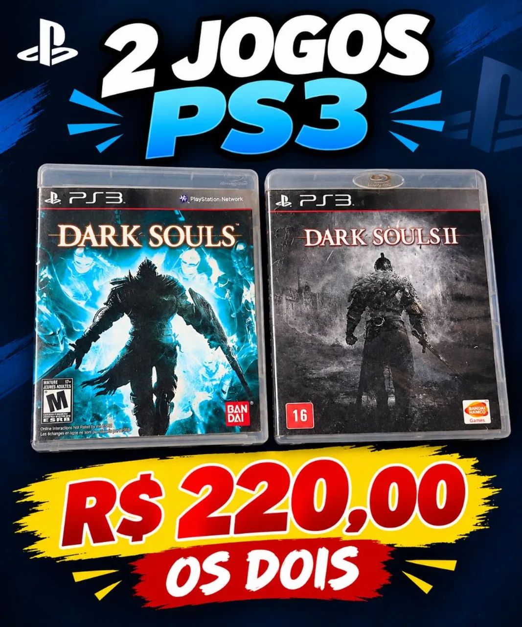 Jogo PS3 DARK SOULS