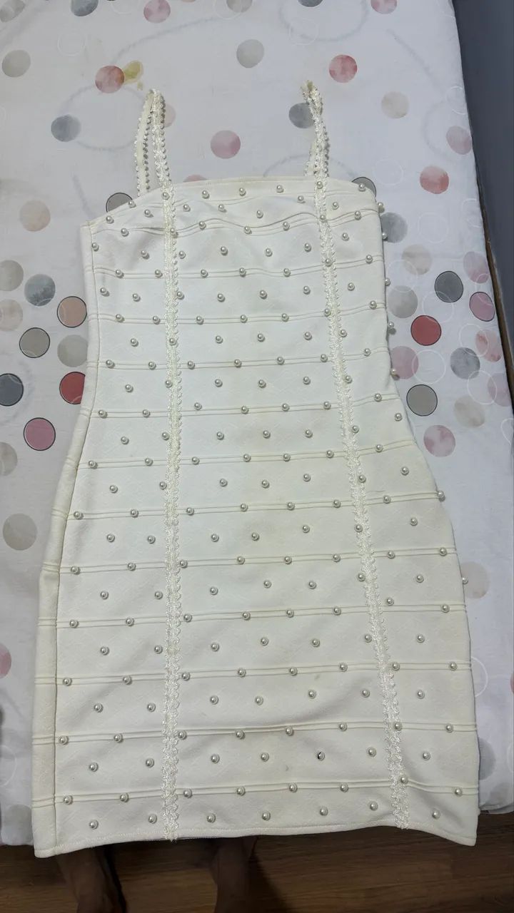 Vestidos curtos (branco) - Foto 3