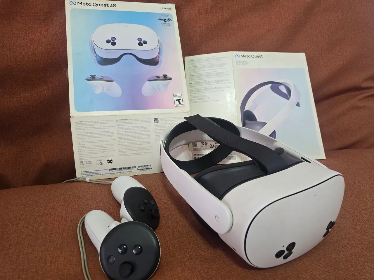 Meta Quest 3S 256GB VR + Suporte Confortável - Consoles de Vídeo