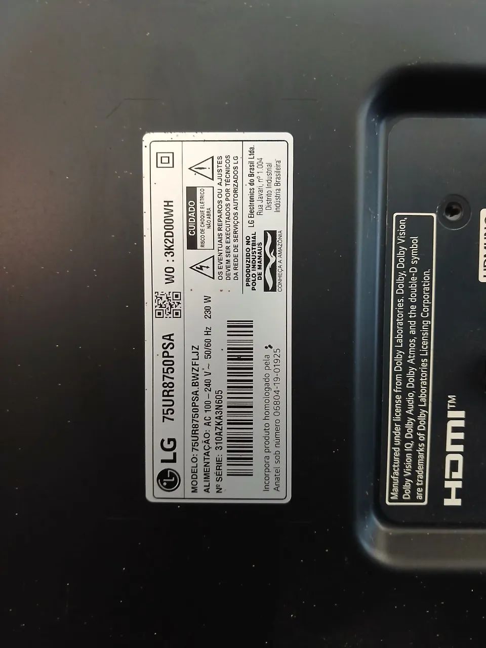 Tv LG 75 polegadas 