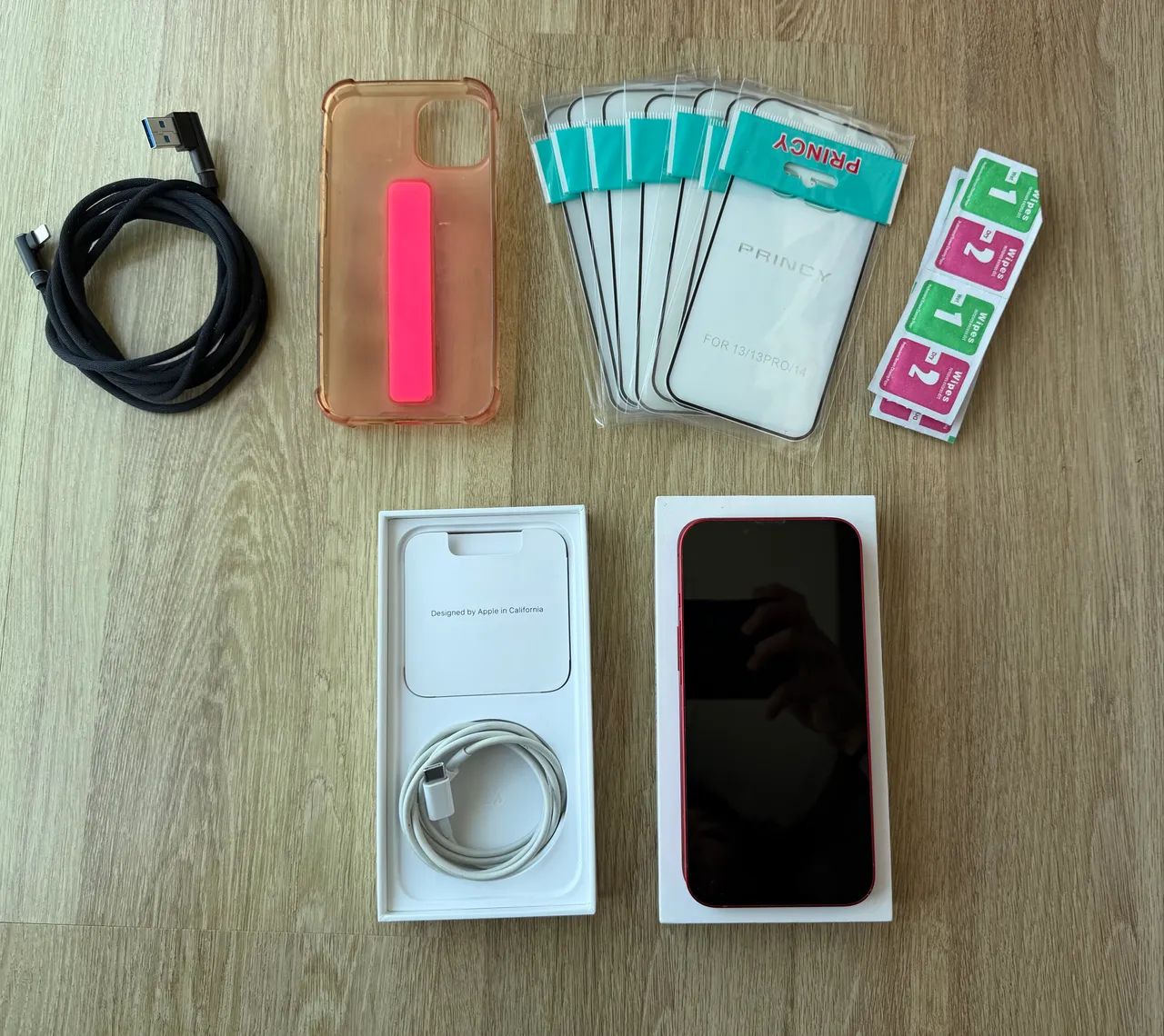 IPhone 13 Red (256 Gb) - Impecável + Brindes - Foto 5