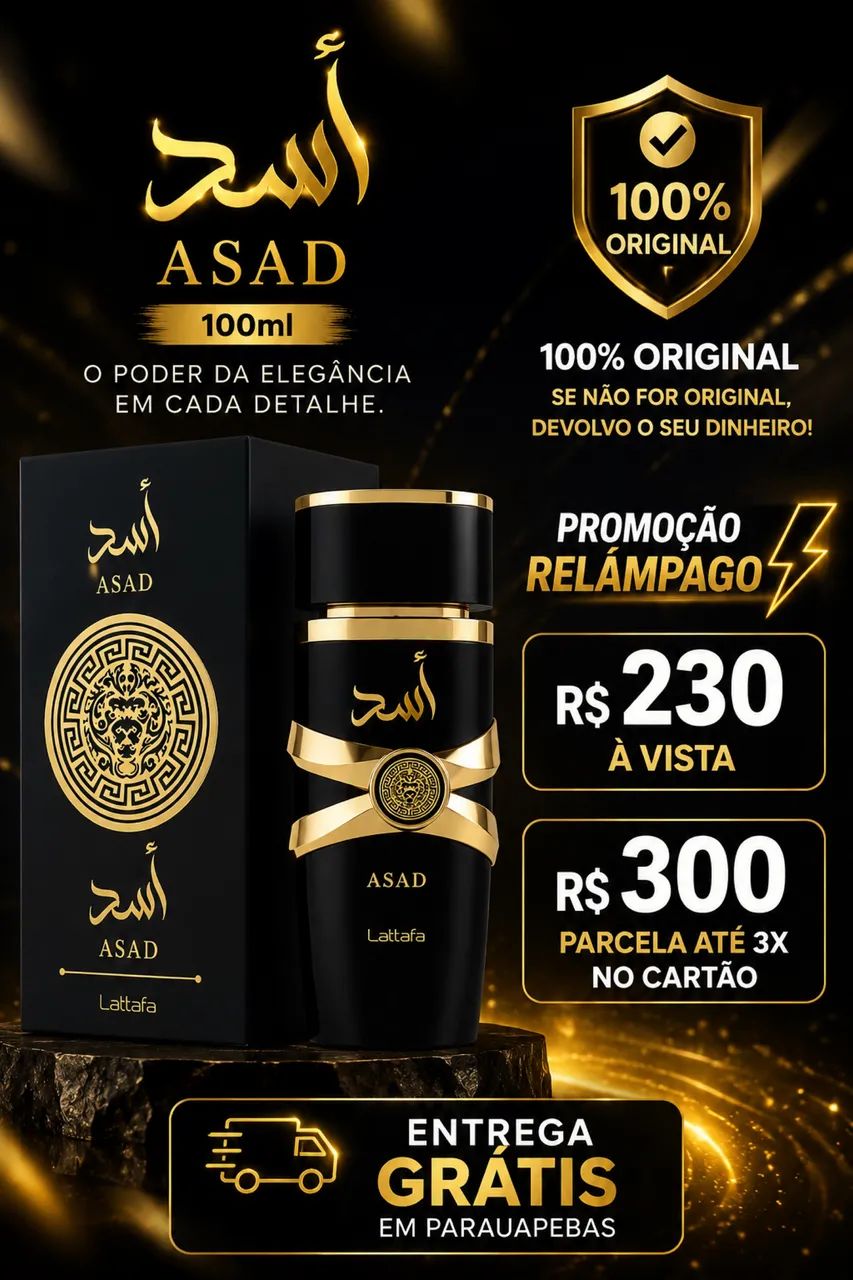 Perfume árabe Assad 100 ml