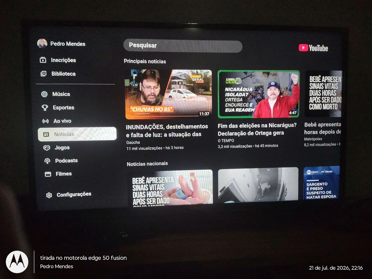TV LG 43 Polegadas com sistema operacional Web Os  - Foto 3