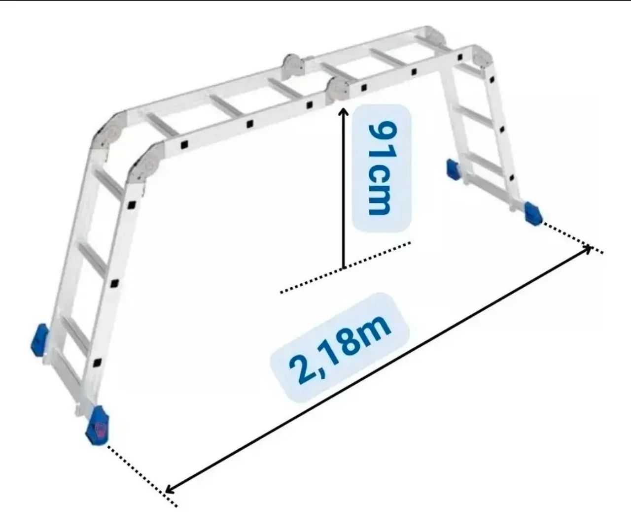 Escada 4x3 Multifuncional Mor - Foto 4