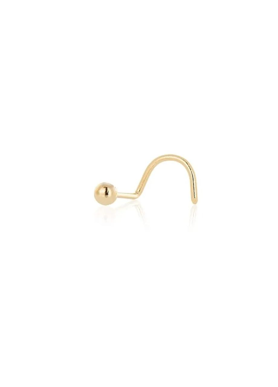 PROMOÇÃO Piercing nariz Bolinha M Ouro 18k  - Foto 2