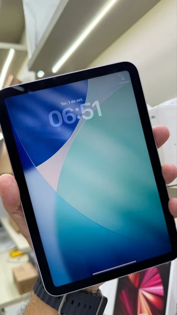 Ipad Mini 7 128GB Bateria 93% 145 Ciclos Impecável!! - Foto 4