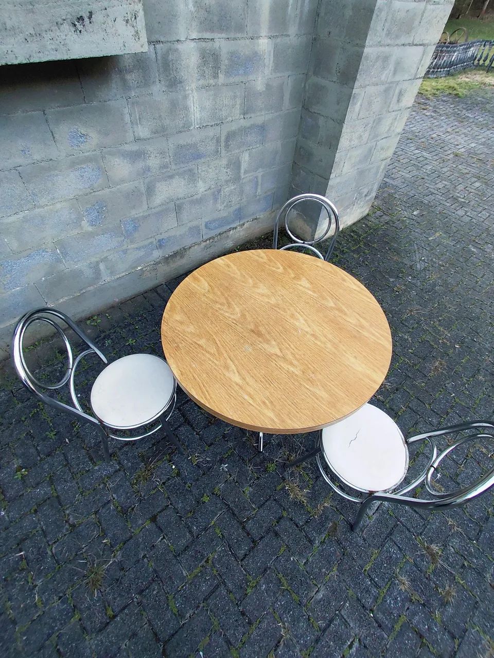 Conjunto Modernista Space Age - Metal e Madeira - Design  - Foto 2