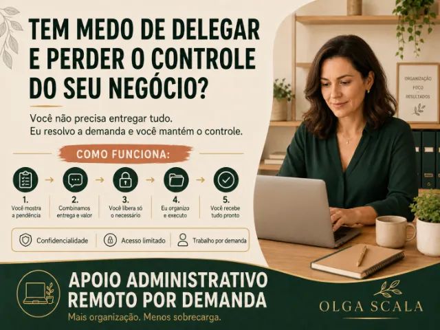 Assistente Administrativa Remota | Planilhas, Cadastros, Documentos e Organização - Foto 2
