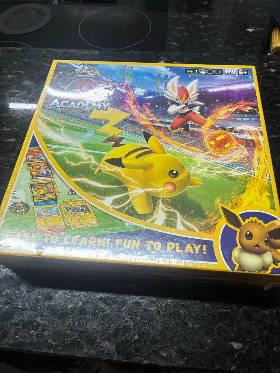 Jogo Tabuleiro Pokemon Academia Batalha Estampas Ilustradas inglês  - Foto 2