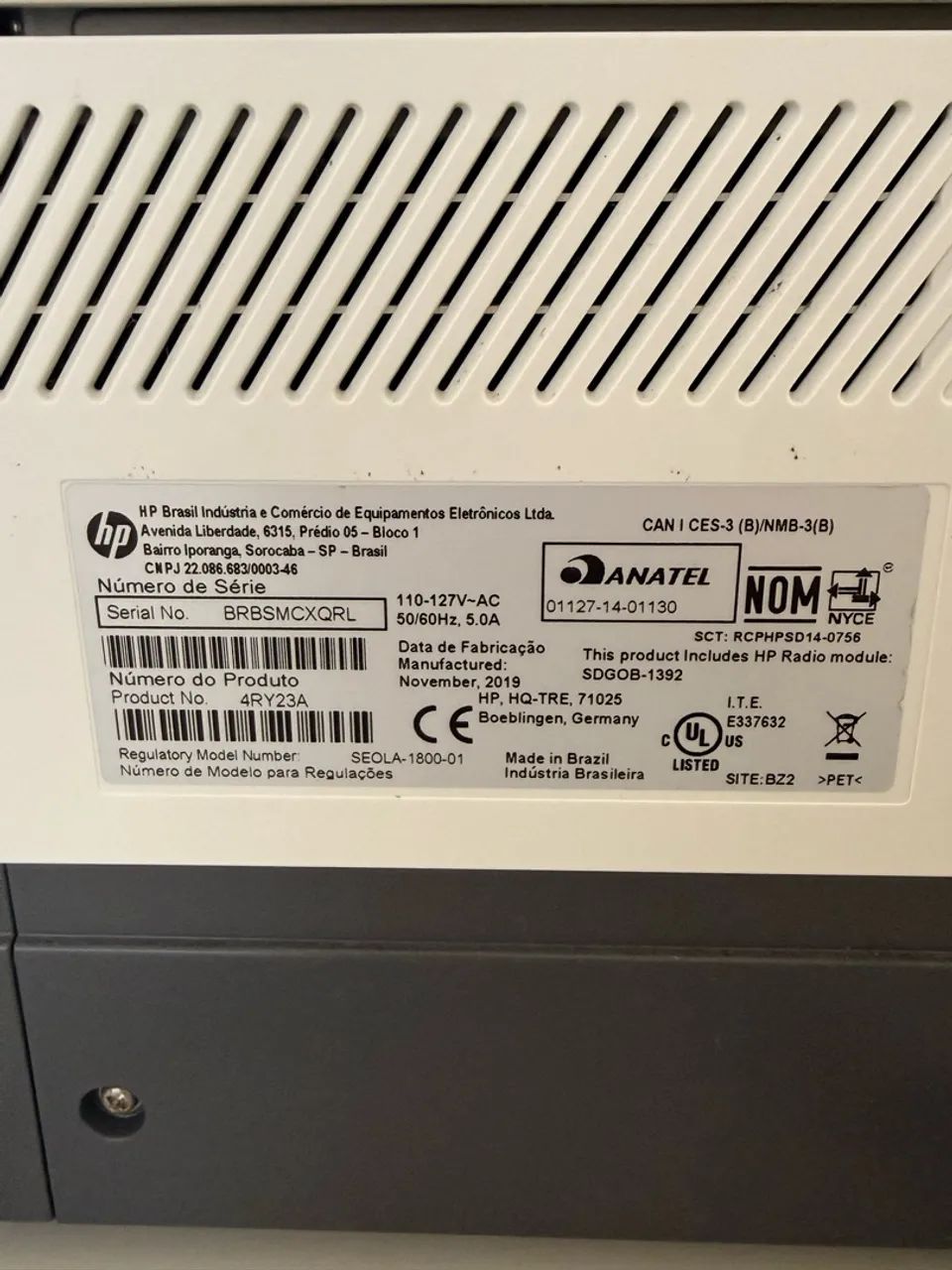 IMPRESSORA HP NEVERSTOP LASER 1000W  - Foto 3