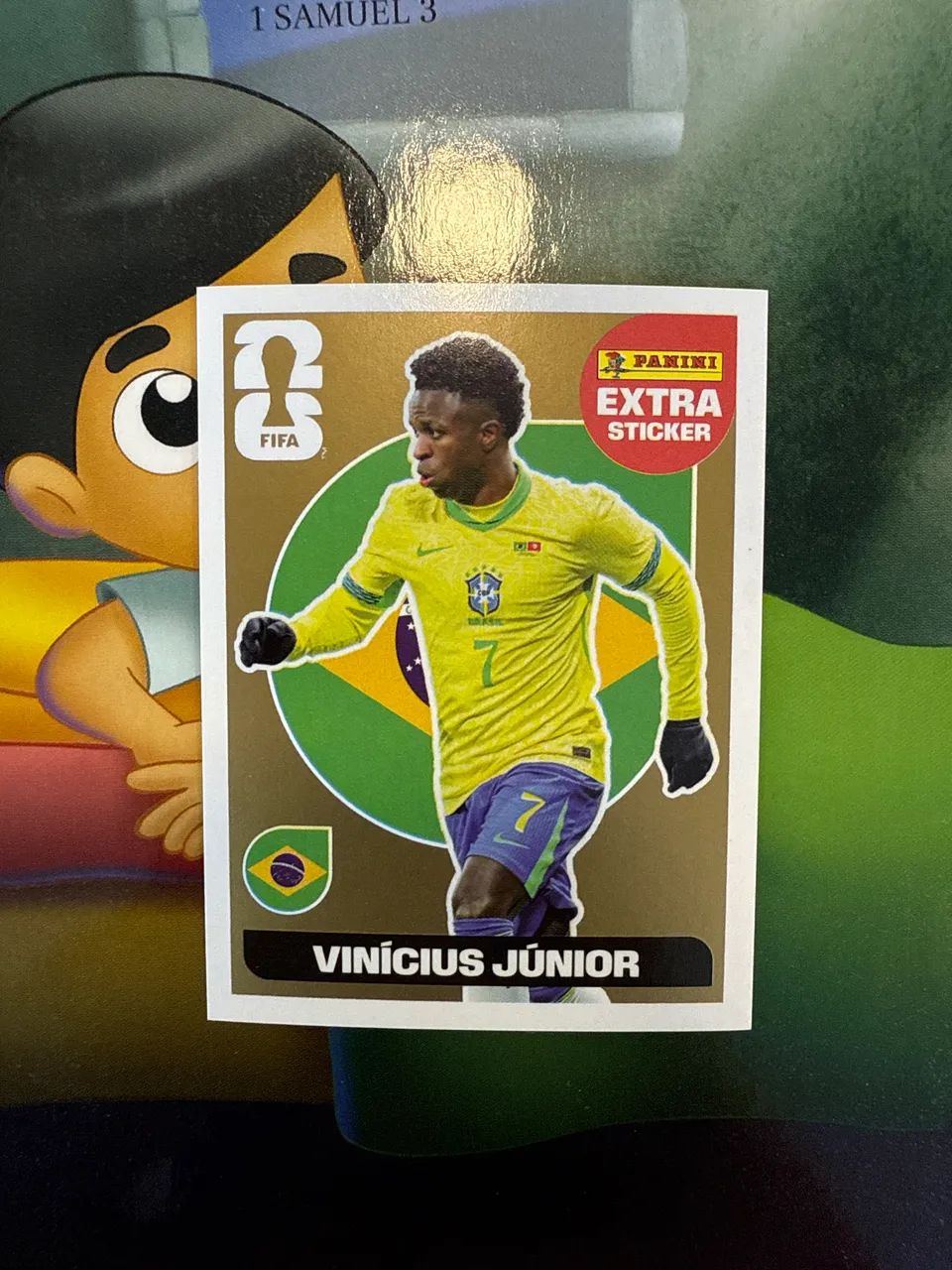 Figurinha COPA EXTRA STICKER VINICIUS JÚNIOR - Foto 3