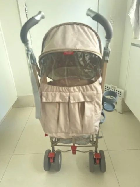 Carrinho de Bebê Mclaren Bege - Modelo techno XT  - Foto 3