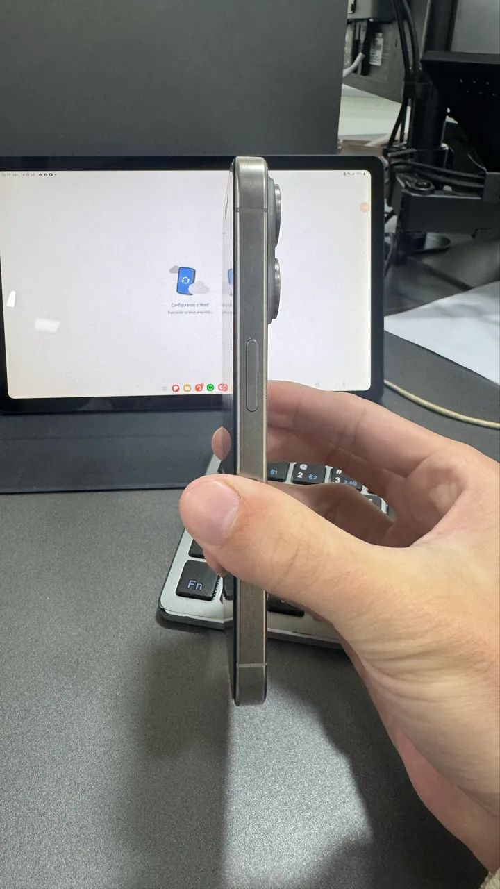 iPhone 15 Pro Gray 256Gb- impecável - Foto 3
