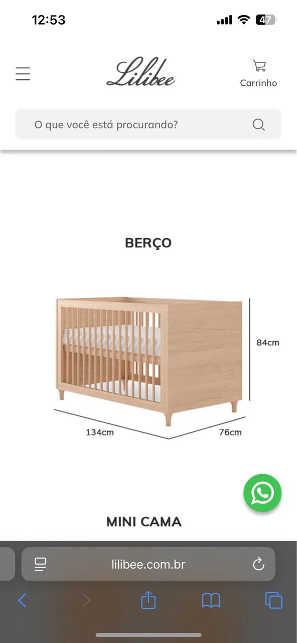 Berço HAUS NATURE 
