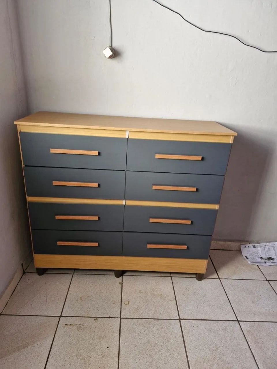 Cômoda 8 gavetas lite , entrega e monta 