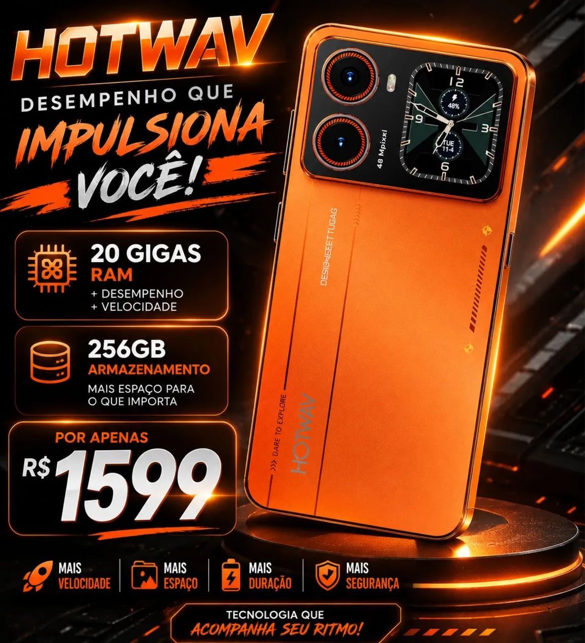 Televisão e celular  - Foto 4