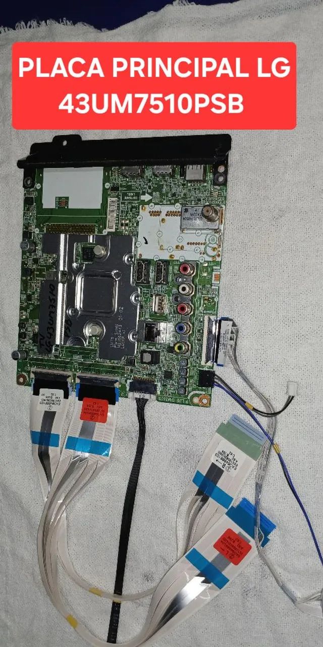 PLACA PRINCIPAL TV LG 43UM7510PSB 