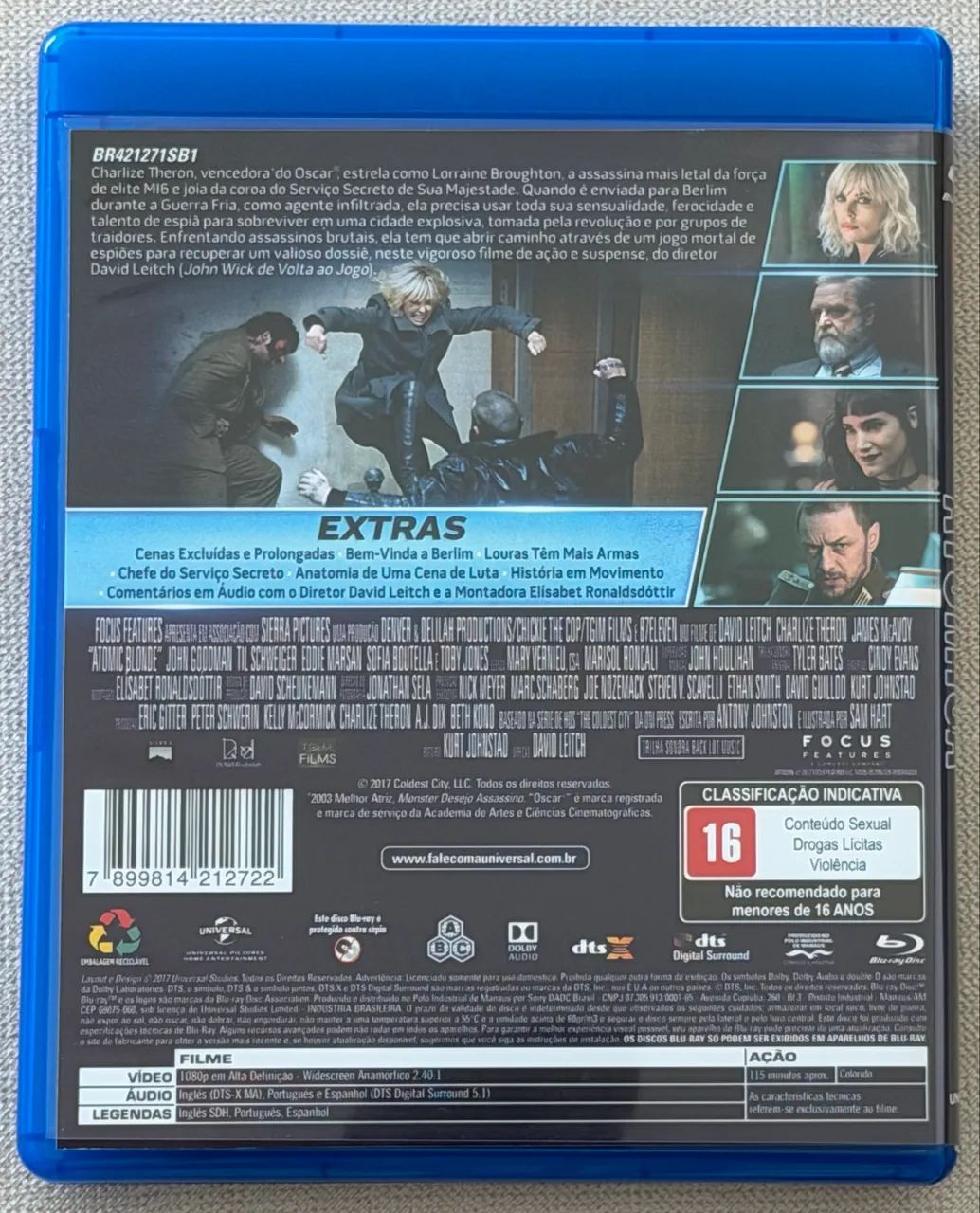 BLU-RAY ATÔMICA (ORIGINAL) - Foto 3