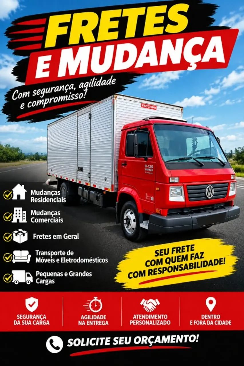 Frete e Mudança Disponível 